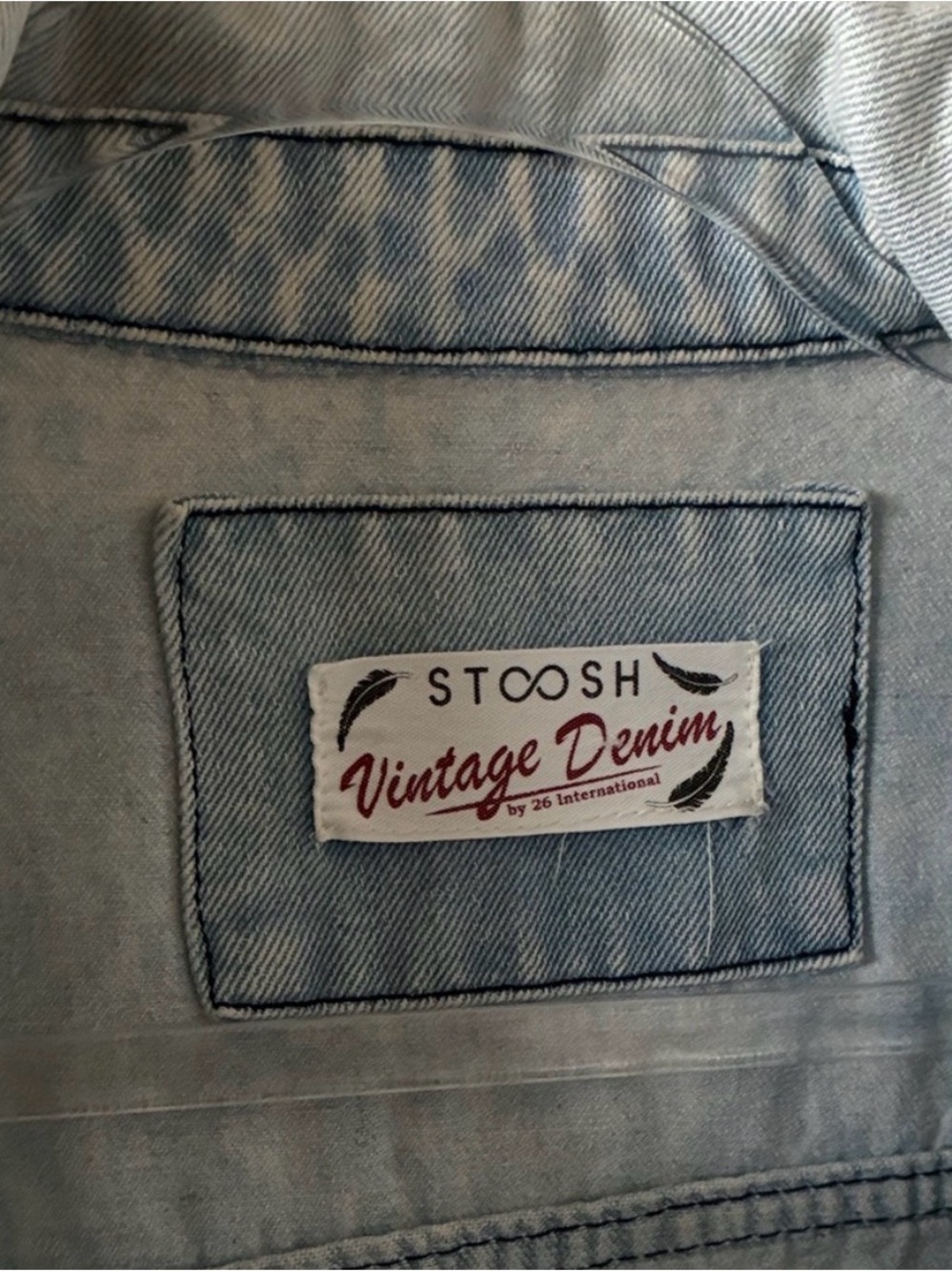 Stoosh Light Blue Vintage Denim Jacket - Picture 2 of 7